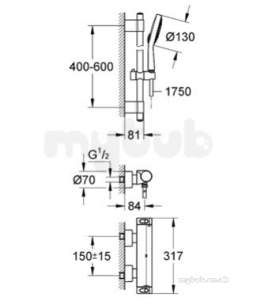 Grohe Shower Valves -  Grotherm 2000 New Ev 34281001 34281001