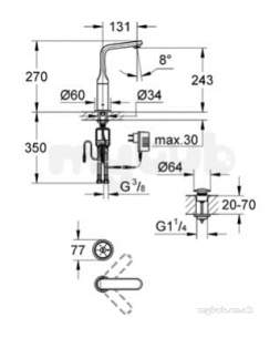 Grohe Spa Range -  Grohe Veris Digital Basin Mixer 36277000