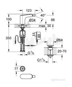 Grohe Spa Range -  Grohe Veris Digital Bidet Mixer 36286000