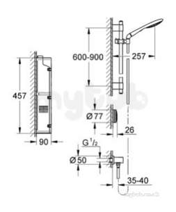 Grohe Shower Valves -  Grohe Solo Digital Shower Set Lp Biv 36303000