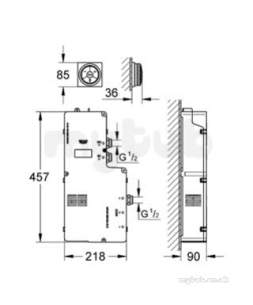 Grohe Spa Range -  Grohe F-dig Puck Eltrconc Centr Uk Lp 36350000