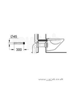 Grohe Tec Brassware -  Grohe Dal 37105 Extension Pipe Bk 37105k00