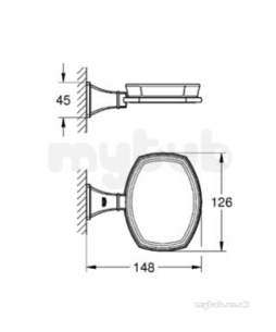 Grohe Spa Range -  Grohe Grandera Dish Incl Holder 40628000