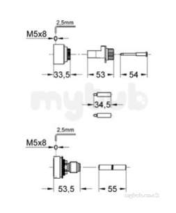 Grohe Parts and Spares -  Grohe Extension 47540000