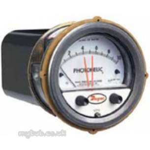 Dwyer Instruments Magnehelic Gauges -  Dwyer A3000 00n Photohelic Gauge 0-0.25 Inch Wg240v