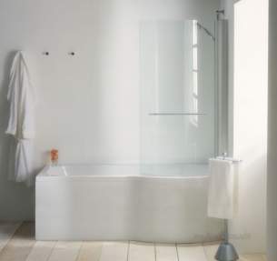 Adamsez Baths and Panels -  Adamsez Mezza P43e End Panel Wh P43e Wh