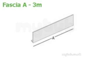 Marley Alutec -  Fascia Panel Type A 150mm X 3m Fa1150