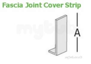 Marley Alutec -  Fascia Joint Cvr Strip Type B 470mm X 35mm
