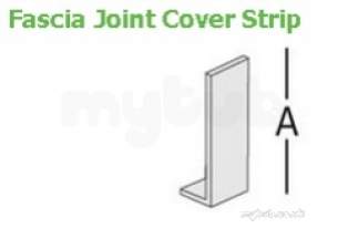 Marley Alutec -  Fascia Joint Cvr Strip Type B 350mm X 35mm