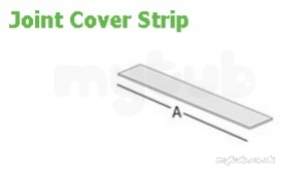 Marley Alutec -  Soffit Joint Cover Strip 600mm X 35mm