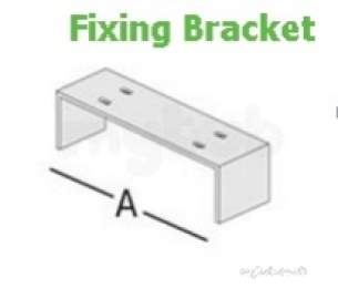 Marley Alutec -  Marley Alutec Coping Fixing Bracket 300mm