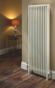 The Radiator Company Towel Warmers and Decorative Rads -  Ancona 750/4 10 Sec With Welded Feet