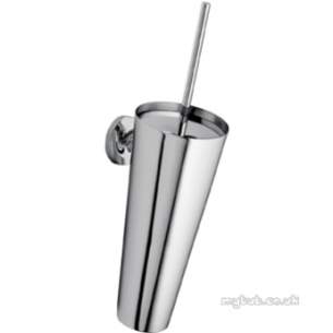 Hansgrohe Axor Products -  Starck Toilet Brush Set Chrome 40835000