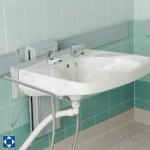 Armitage Shanks Commercial Sanitaryware -  Armitage Shanks Gas Brack 50cm Portman 21 Vertical Adj