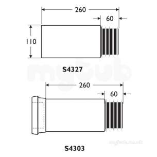 Armitage Shanks Commercial Sanitaryware -  Armitage Shanks Contour 21 Inlet Connector Kit