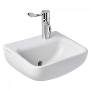 Armitage Shanks Commercial Sanitaryware -  Hbn 00-10 Htm64 Contour 21 Plus 40cm Back Outlet Washbasin S0435hy