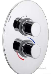 Bristan Showering -  Oval Dual Control Thermo Shower Valve Cp