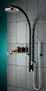 Bristan Showering -  Prism Inline Vertical Shower Pole With Pm Vshxspdiv B