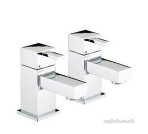 Bristan Brassware -  Bristan Qd 1/2c Quadrato Basin Taps Ch