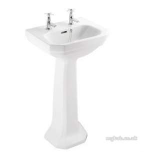 Bristan Accessories -  Twist 2 Th Cloakroom Basin White