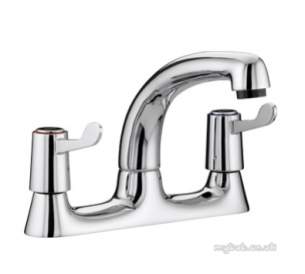 Bristan Brassware -  Value Lever Deck Sink Mixer Chrome Plated With Val Dsm C 6 Cd