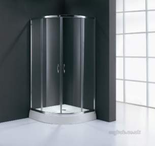 Bristan Showering -  Value 900mm 4 Part Sliding Quad Shower Encl