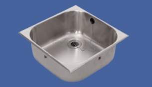 Sissons Stainless Steel Sinks -  C20133n 400 X 400 Inset Sink Bowl Ss