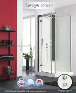 Saniflo Shower Cubicles -  Horizon 900 X 900 Corner Thermo 3237