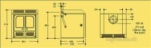 Charnwood Multi Fuel Room Heaters -  Charnwood La45b Fs Multi-fuel Room Heater