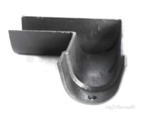 Classical Cast Iron Rainwater -  125mm X 75mm 45deg Angle Left Hand G812 Cast Iron