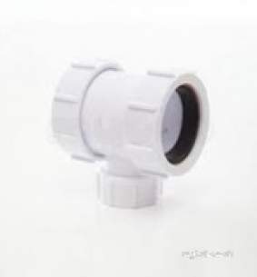 Polypipe Waste and Traps -  40mm Comp Waste Coupler Adaptor Wt70w