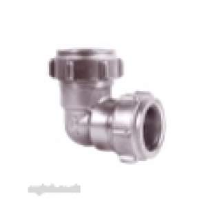 Ibp Conex Compression Fittings -  Conex 401cp Chrome Plated Brass 22mm Elbow Gg-1320401