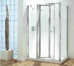Coram Optima Shower Enclosures -  Coram Optima 1000mm Inline Panel Ch/mod1
