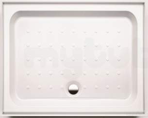 Coram Waterguard Shower Trays -  Coram 1200x800 White 3 Upstand/1 Panel