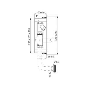 Delabie Accessories and Miscellaneous -  Delabie Tempochasse Wc Direct Flush Valve 760220