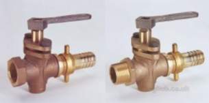 Crane General Valves -  Crane D344.1/2 Bronze Gland Cock Plus Lvr 25