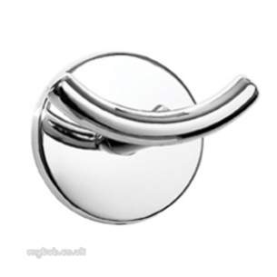 Croydex Bathroom Accessories -  Croydex Hampstead Double Robe Hook Cp