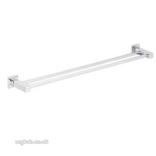 Croydex Bathroom Accessories -  Croydex Ealing Double Towel Rail Cp