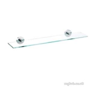 Croydex Bathroom Accessories -  Croydex Prof Glass Shelf Chrome Plated Qa101441