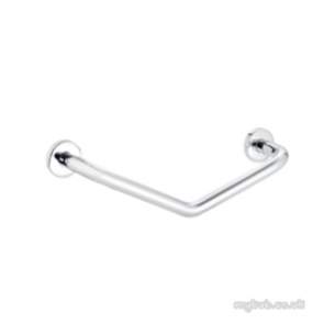 Croydex Bathroom Accessories -  Croydex Prof Angled Hand Rail Cp