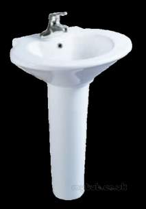 Eastbrook Sanitary Ware -  Eastbrook 56.0007 Curva Pedestal White