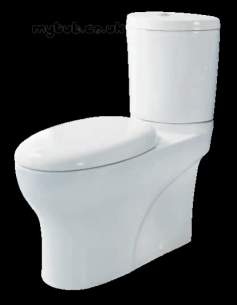 Eastbrook Sanitary Ware -  56.0008 Curva Pan And Seat White