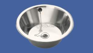 Sissons Stainless Steel Sinks -  D20140n 305x160 Round Inset Sink Bowl Ss