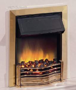 Dimplex Electric Fires -  Dimplex Danesbury Optiflame Fire Brass