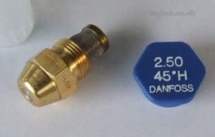 Danfoss Nozzles Burner Spares -  Nuway Danfoss 02.50x45 H Nozzle H04418u