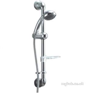 Deva Brassware -  Deva Slide Rail Kit And Multi Mode Handset