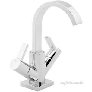 Deva Brassware -  Deva Linx120 Dc Mono Basin Mixer/puw Cp