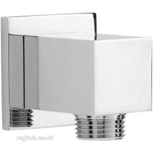 Deva Brassware -  Deva Sq13 Square Wall Union