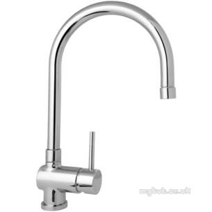 Deva Brassware -  Deva Stick104 Mono Sink Mixer P/out Rinser