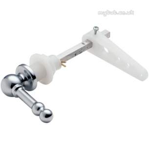 Deva Brassware -  Deva Victoriana Cistern Lever Cp